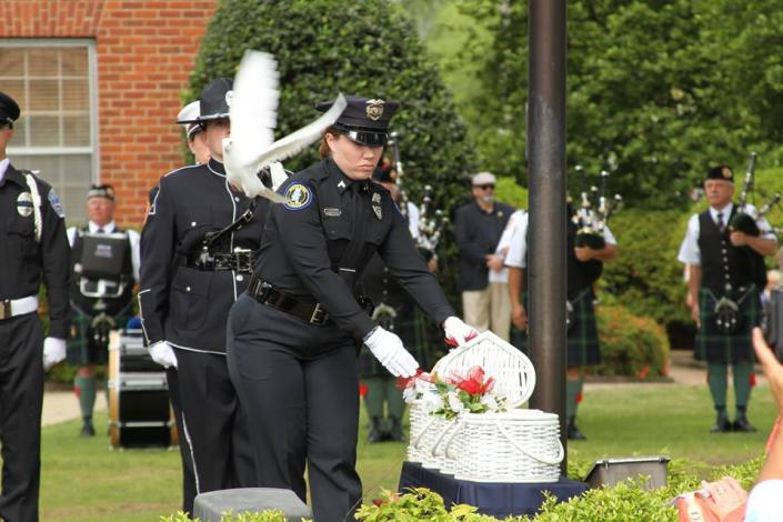 Honor a fallen officer with a dove release. 